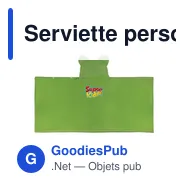 Serviette personnalisable enfant avec logo - Simon - Miniature 9