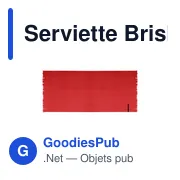 Serviette Brisly - Miniature 4