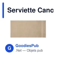 Serviette Canoria - Miniature 4