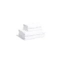 Variante Blanc - Lot de 3 serviettes de bain personnalisable Fairtrade 70 x 130 cm avec logo - Lord Nelson