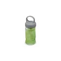 Variante Vert clair - Serviette de fitness personnalisable en microfibre 30 x 90 cm avec logo - Fitness