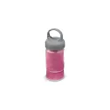 Variante Rose foncé - Serviette de fitness personnalisable en microfibre 30 x 90 cm avec logo - Fitness