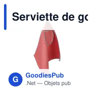 Serviette de golf personnalisable en rPET Idris avec logo - Miniature 2