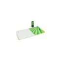 Variante Vert clair - Drap de plage personnalisable en R-PET 100 x 180 cm coloré avec logo - Quick Dry R-PET