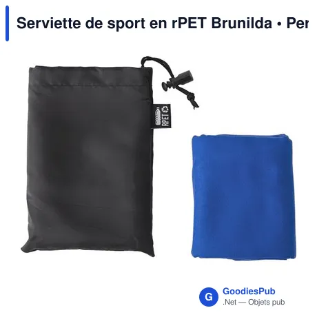 Serviette de sport en rPET Brunilda