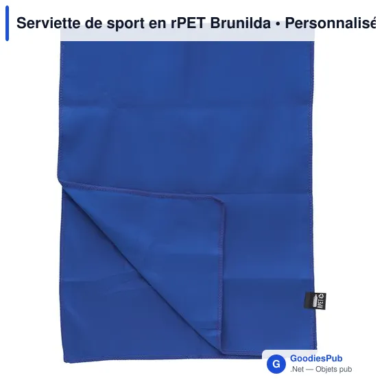 Serviette de sport en rPET Brunilda - Image 8