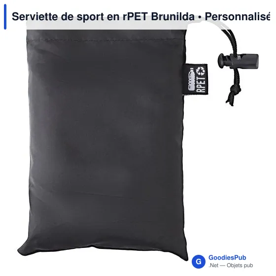 Serviette de sport en rPET Brunilda - Image 9