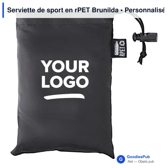 Serviette de sport en rPET Brunilda - Image 10