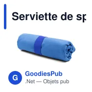 Serviette de sport personnalisable en RPET avec logo - Ivanna - Miniature 10