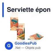 Serviette éponge personnalisable en R-PET 30 x 80 cm avec logo - Sublimation - Miniature 1