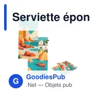 Serviette éponge personnalisable en R-PET 300 g/m² avec logo - 70 x 140 cm - Miniature 1