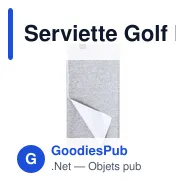 Serviette Golf Brylix - Miniature 3