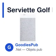 Serviette Golf Brylix - Miniature 4