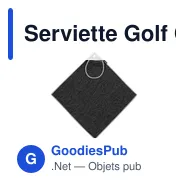 Serviette Golf Canrock - Miniature 1