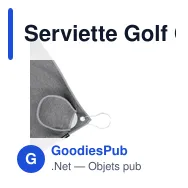 Serviette Golf Canrock - Miniature 5