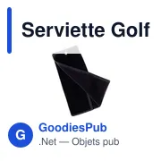Serviette Golf Tarkyl - Miniature 1