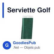 Serviette Golf Tarkyl - Miniature 2