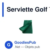Serviette Golf Tarkyl - Miniature 11