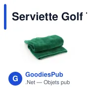 Serviette Golf Tarkyl - Miniature 12