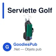 Serviette Golf Tarkyl - Miniature 6