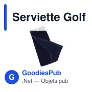 Serviette Golf Tarkyl - Miniature 7