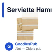 Serviette Hammam personnalisable en coton avec logo - modèle Riyad - Miniature 12