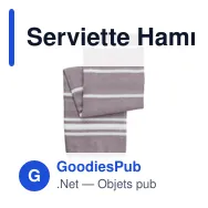 Serviette Hammam personnalisable en coton avec logo - modèle Riyad - Miniature 7