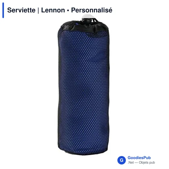 Serviette de sport personnalisable Lennon avec logo - Image 12