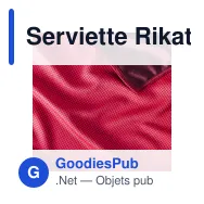 Serviette Rikat - Miniature 3