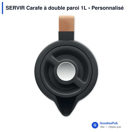 Carafe isotherme personnalisable SERVIR avec logo - 1L - Image 8