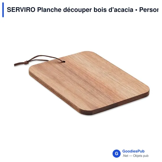 SERVIRO Planche découper bois d'acacia - Image 1