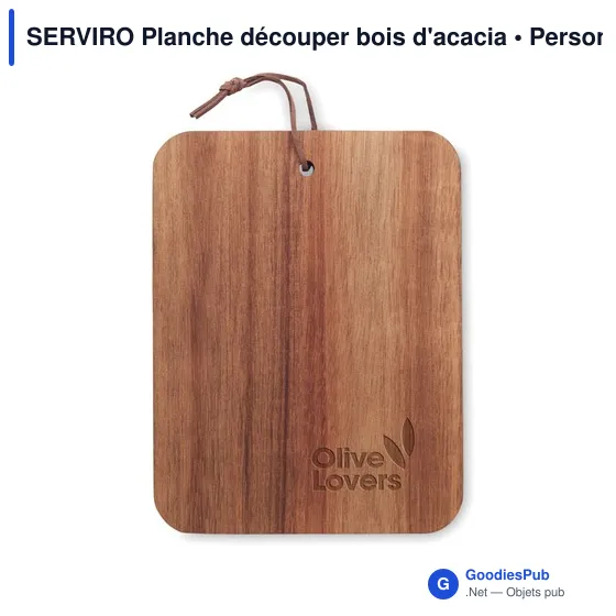SERVIRO Planche découper bois d'acacia - Image 4