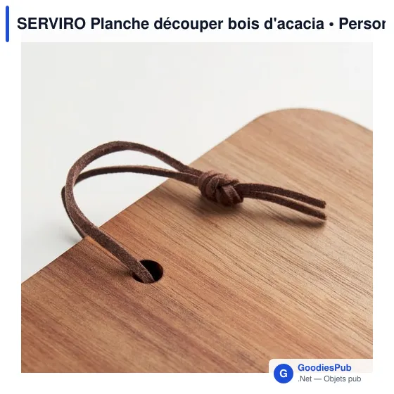 SERVIRO Planche découper bois d'acacia - Image 5