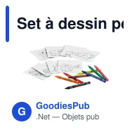 Set à dessin personnalisable avec logo | Hadley - Miniature 1