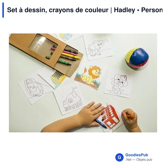 Set à dessin personnalisable avec logo | Hadley - Image 2