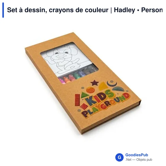 Set à dessin personnalisable avec logo | Hadley - Image 3