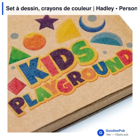 Set à dessin personnalisable avec logo | Hadley - Image 4