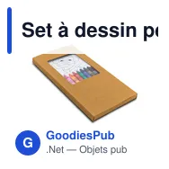 Set à dessin personnalisable avec logo | Hadley - Miniature 5