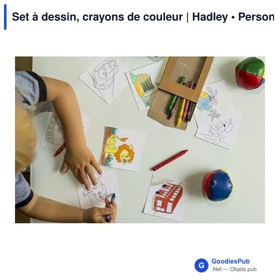 Set à dessin personnalisable avec logo | Hadley - Image 8