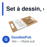 Set à dessin personnalisable avec logo - Legend - Miniature 1