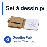 Set à dessin personnalisable de 12 crayons avec logo - Miniature 3