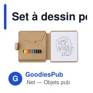 Set à dessin personnalisable de 12 crayons avec logo - Miniature 5