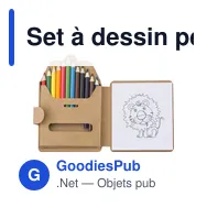 Set à dessin personnalisable de 12 crayons avec logo - Miniature 6