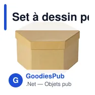 Set à dessin personnalisable de 56 pièces Kenji avec logo - Miniature 1