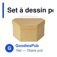 Set à dessin personnalisable de 56 pièces Kenji avec logo - Miniature 6