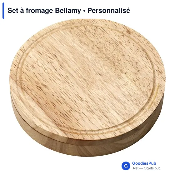 Set à fromage personnalisable avec logo - Bellamy - Image 1