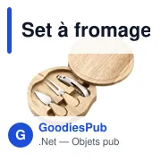 Set à fromage personnalisable avec logo - Bellamy - Miniature 2