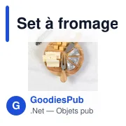 Set à fromage personnalisable avec logo - Bellamy - Miniature 3