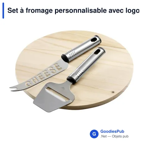 Set à fromage personnalisable avec logo - Clementine