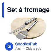 Set à fromage personnalisable avec logo - Clementine - Miniature 2
